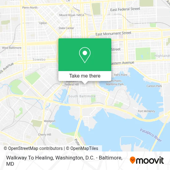 Walkway To Healing map