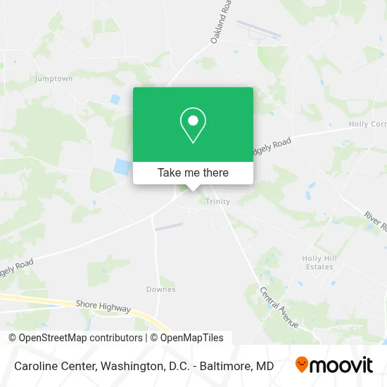 Caroline Center map
