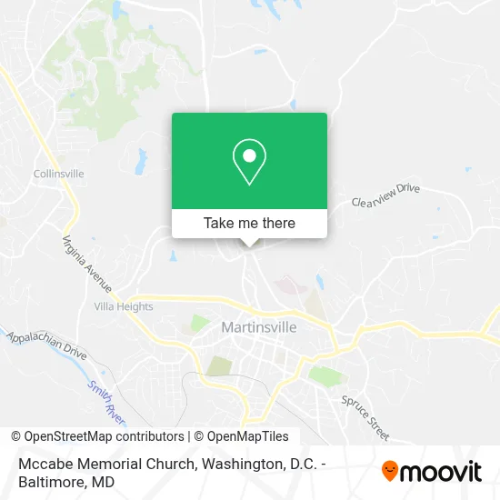 Mccabe Memorial Church map