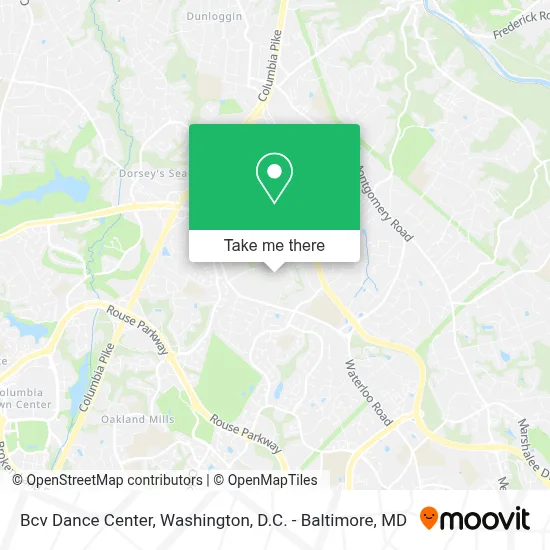 Bcv Dance Center map