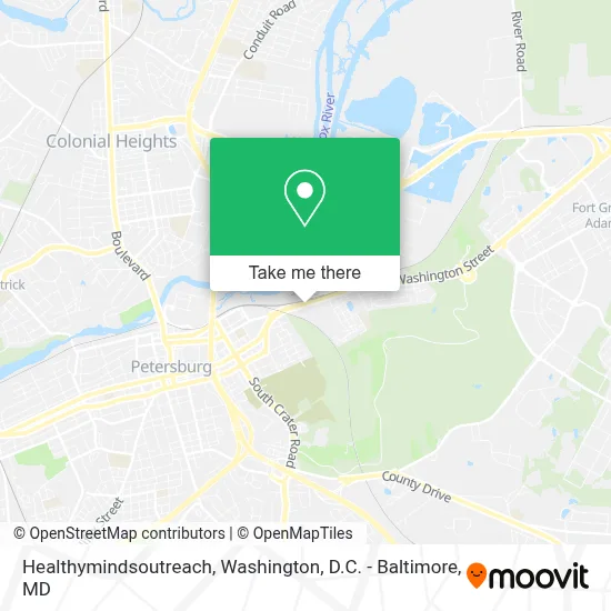 Healthymindsoutreach map