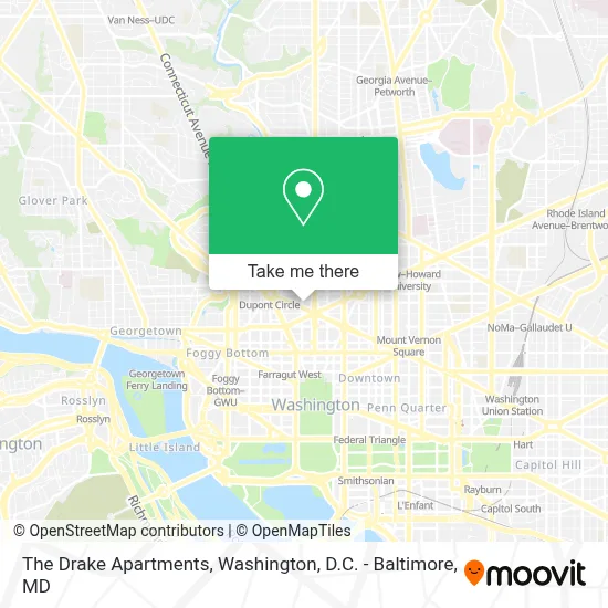 The Drake Apartments map