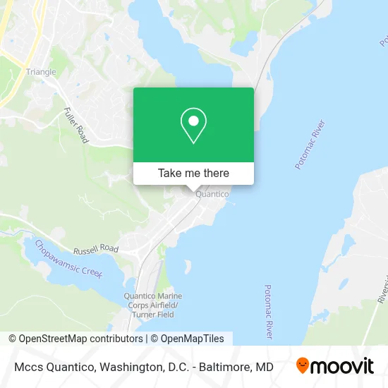 Mccs Quantico map