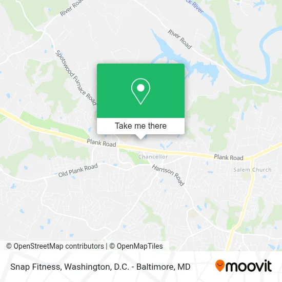 Snap Fitness map