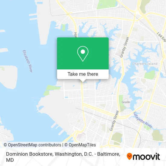 Dominion Bookstore map
