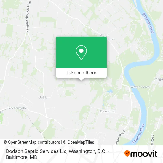 Dodson Septic Services Llc map