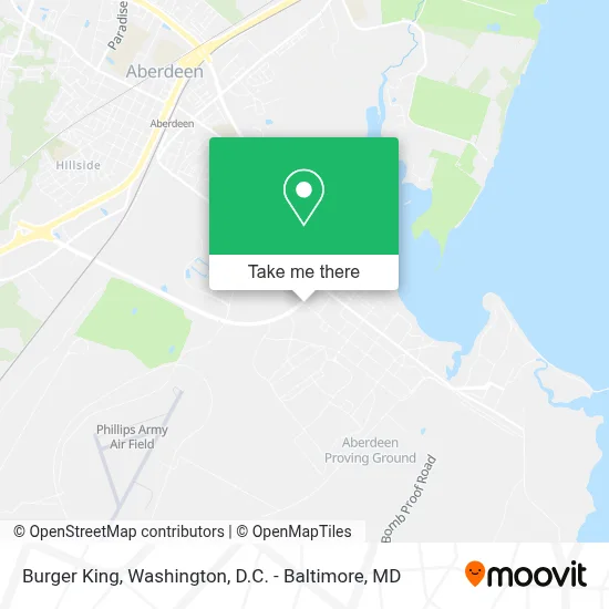Burger King map