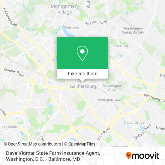 Dave Vidmar State Farm Insurance Agent map