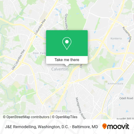 J&E Remodelling map