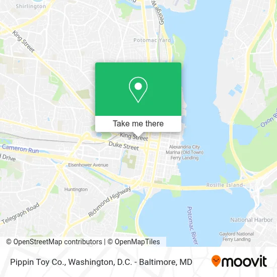 Pippin Toy Co. map