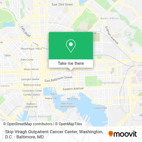 Skip Viragh Outpatient Cancer Center map
