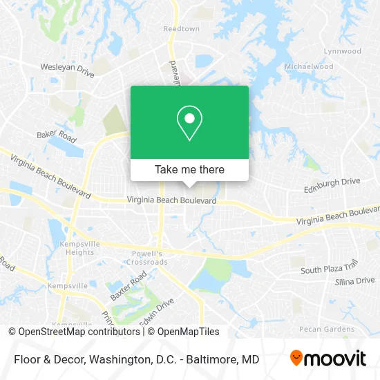 Floor & Decor map
