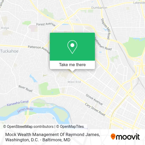 Mock Wealth Management Of Raymond James map