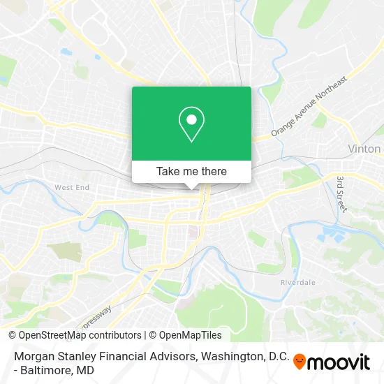 Morgan Stanley Financial Advisors map