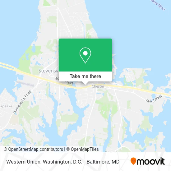 Western Union map