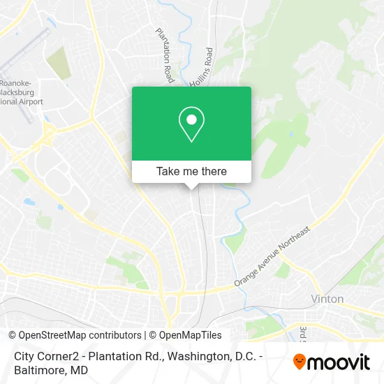 City Corner2 - Plantation Rd. map