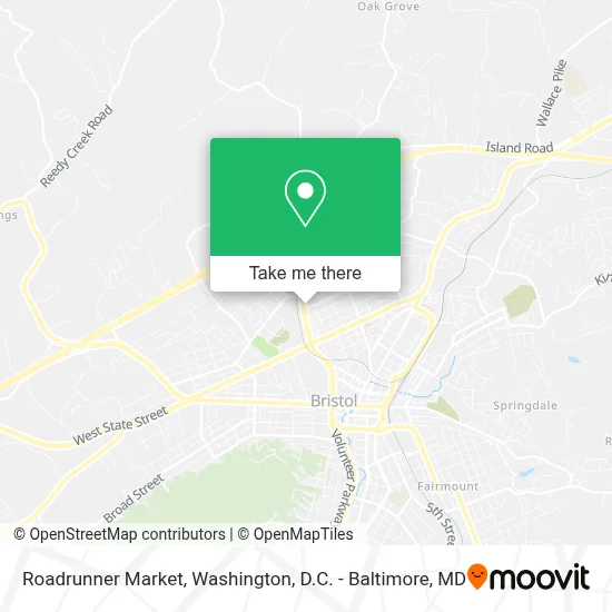 Roadrunner Market map