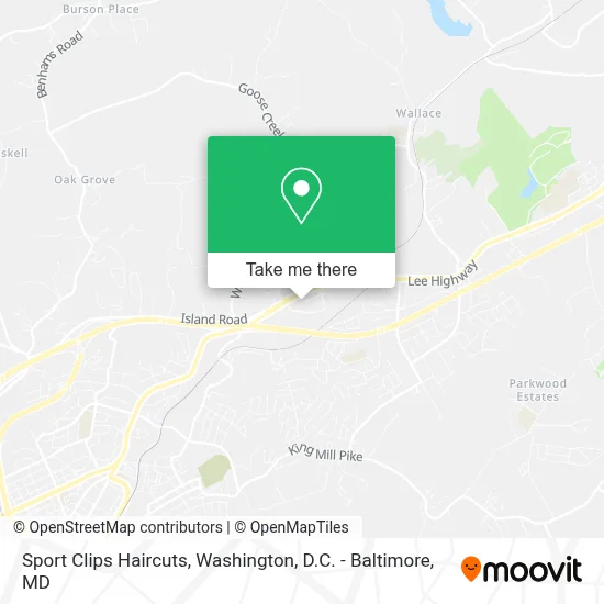 Sport Clips Haircuts map