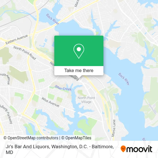 Jr's Bar And Liquors map