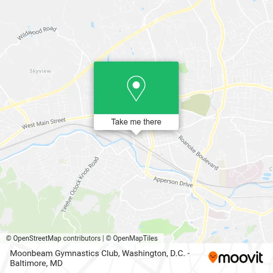 Moonbeam Gymnastics Club map