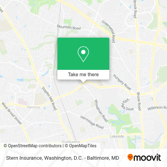 Stern Insurance map