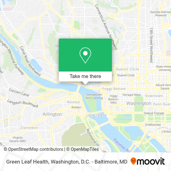 Green Leaf Health map