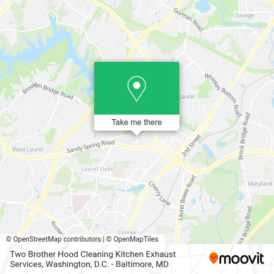 Two Brother Hood Cleaning Kitchen Exhaust Services map