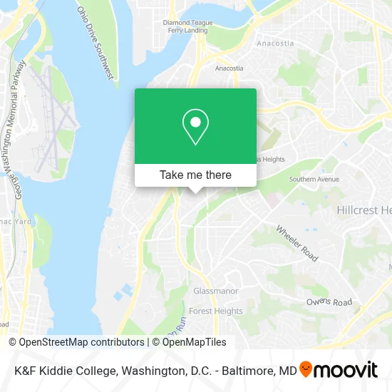 K&F Kiddie College map