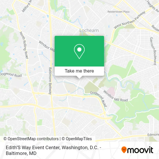 Edith’S Way Event Center map