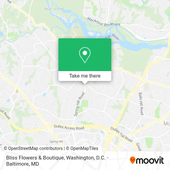 Bliss Flowers & Boutique map