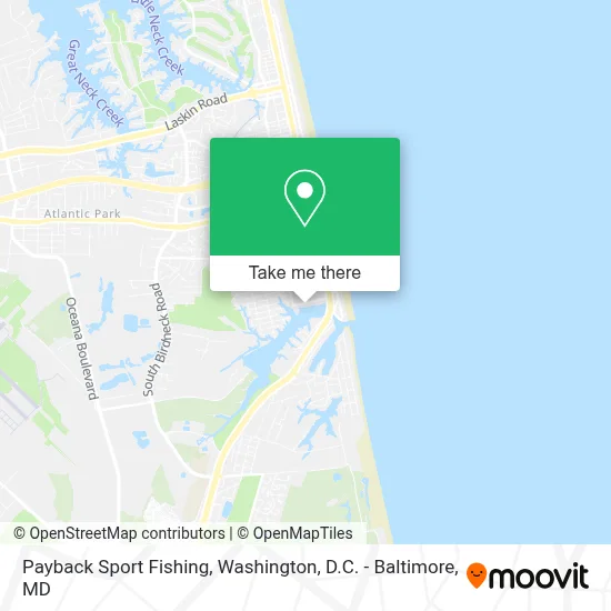 Payback Sport Fishing map