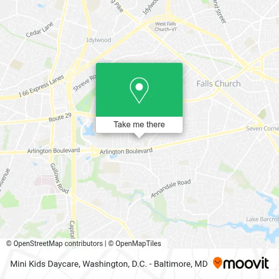 Mini Kids Daycare map