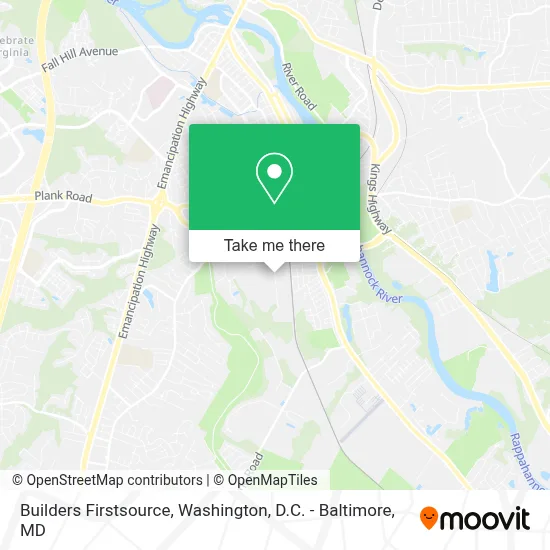 Builders Firstsource map