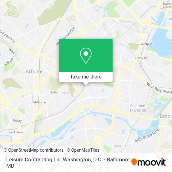 Leisure Contracting Llc map