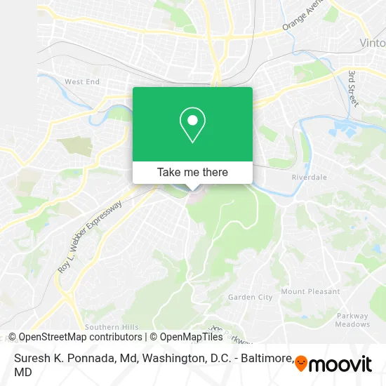Suresh K. Ponnada, Md map