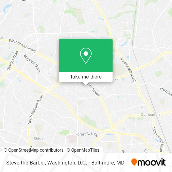 Stevo the Barber map