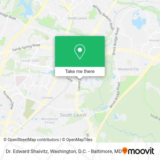 Dr. Edward Shaivitz map