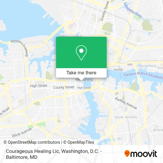 Courageous Healing Llc map
