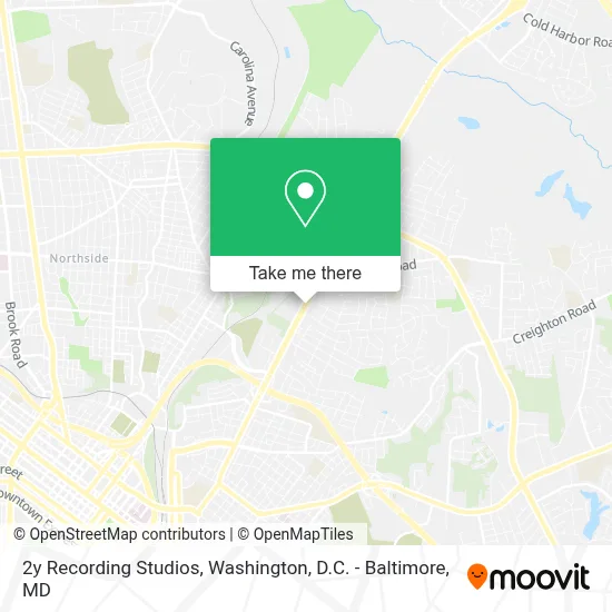2y Recording Studios map