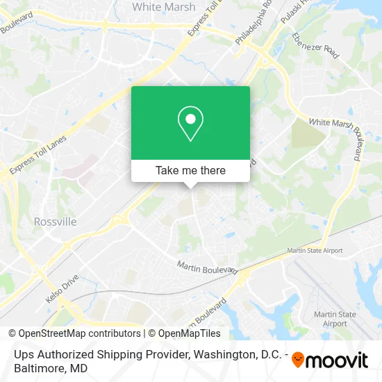 Ups Authorized Shipping Provider map