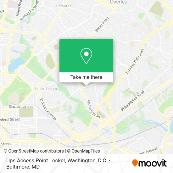 Ups Access Point Locker map