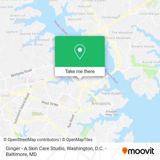 Ginger - A Skin Care Studio map