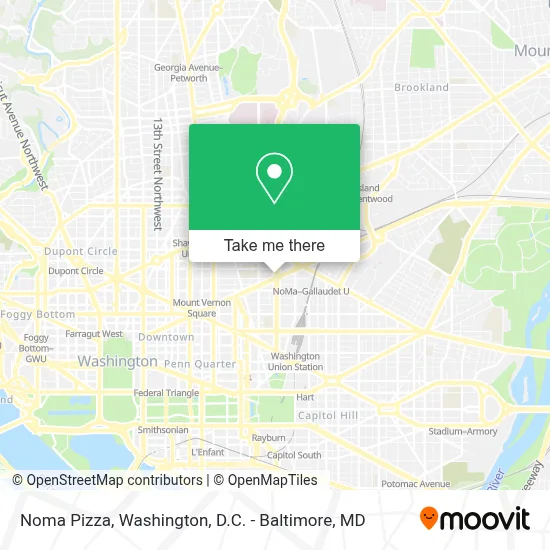 Noma Pizza map