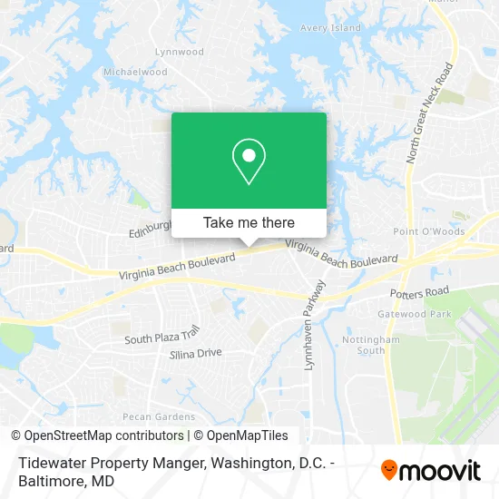 Tidewater Property Manger map