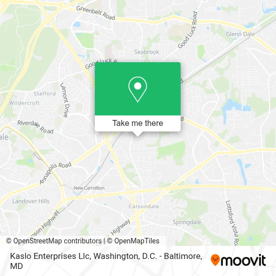 Kaslo Enterprises Llc map