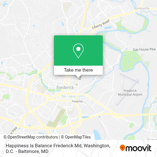 Happiness Is Balance Frederick Md map