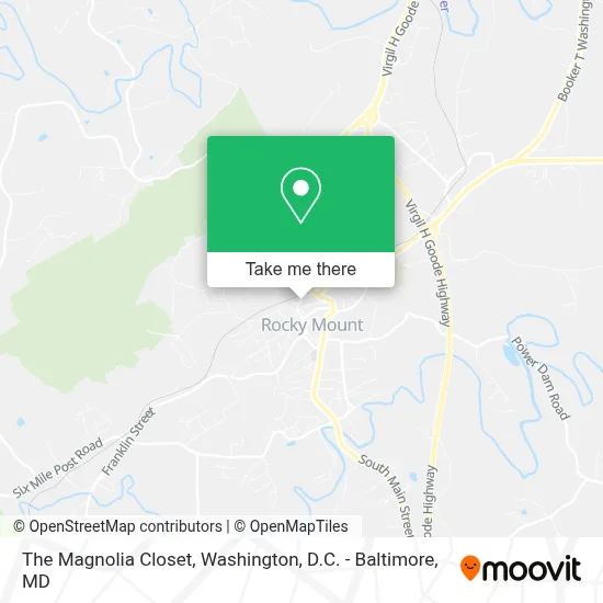 The Magnolia Closet map