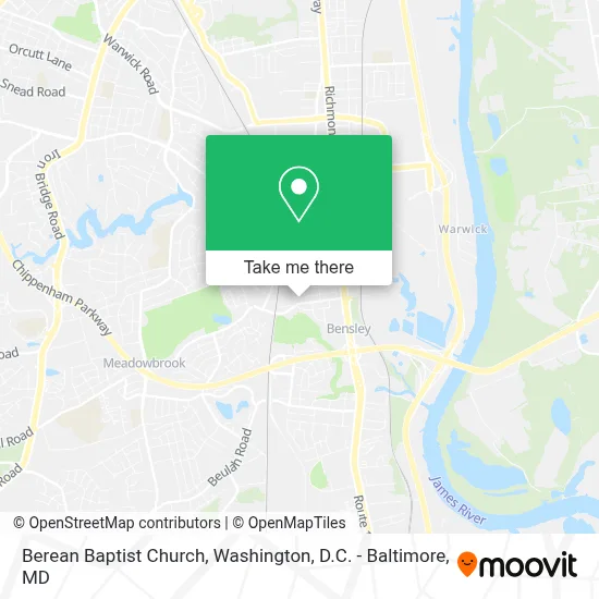 Berean Baptist Church map