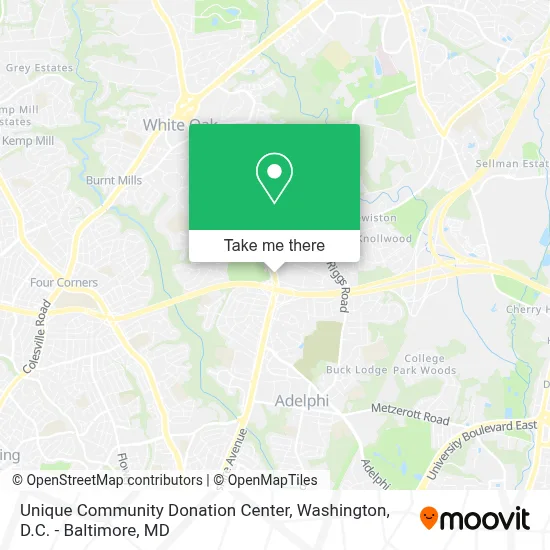 Unique Community Donation Center map