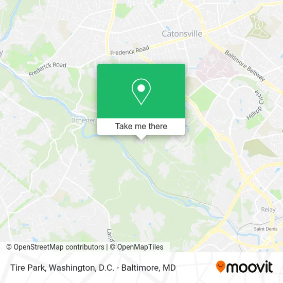 Tire Park map